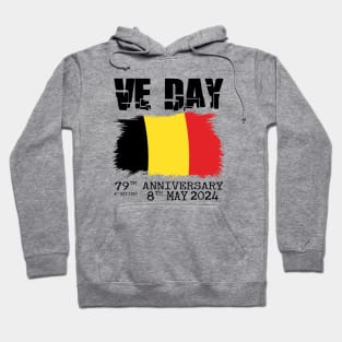 VE Day: Honoring Peace with Belgium Hoodie